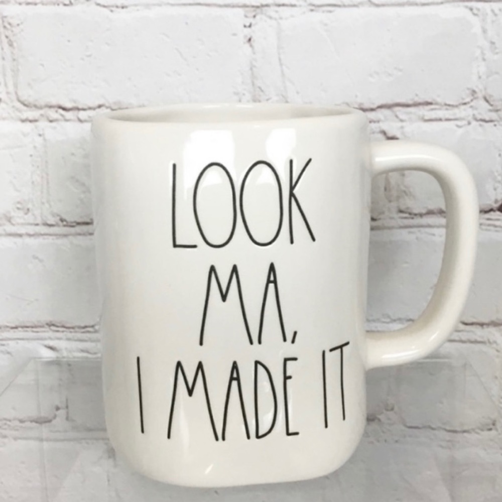 🚨FLASH SALE🚨Rae Dunn “LOOK MA, I MADE IT” mug